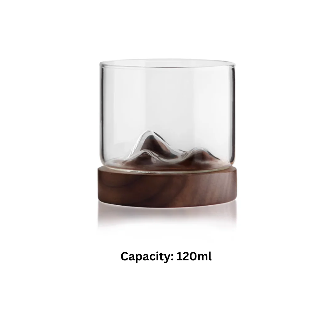 Mokushou Mountain Range Glass Tea Cup - Image 20