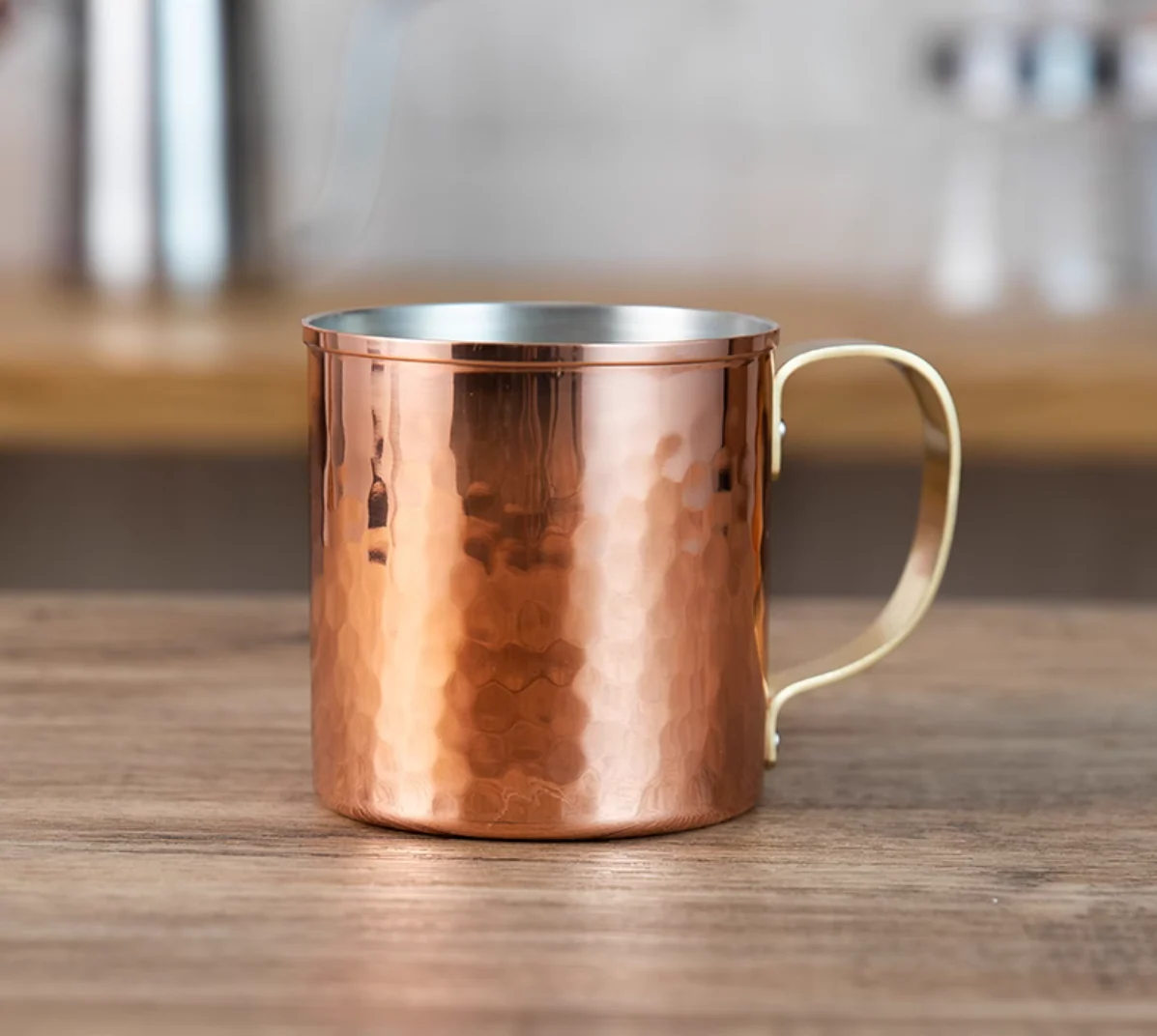 Shimoyama Copper Hammered Pattern Coffee Mug - Image 5