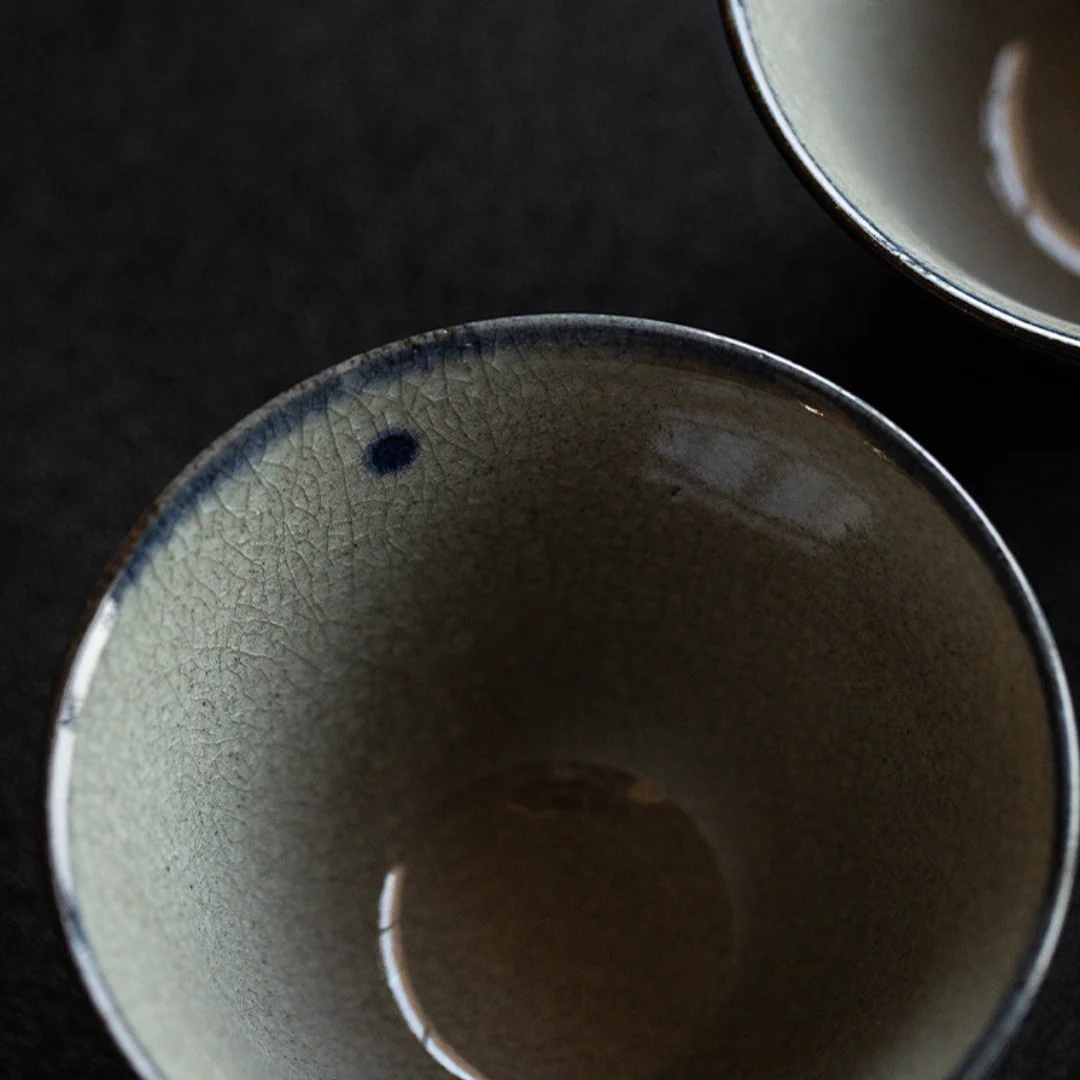 Shoho Kiln Adorable Puppy Cone-Shaped Bowl - Image 5