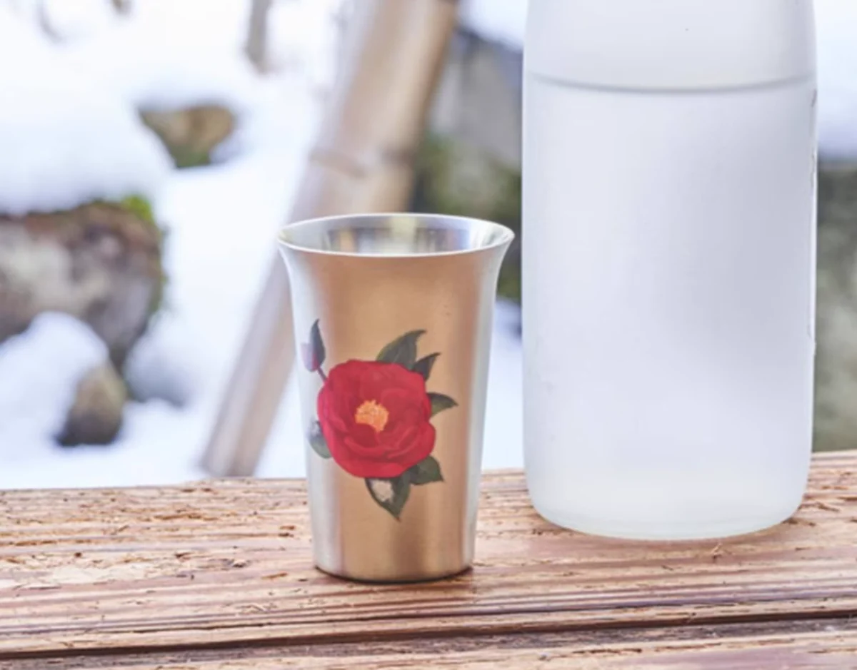 Three Snow Temperature-Sensitive Color-Changing Tin-Copper Beer Mug - Image 16