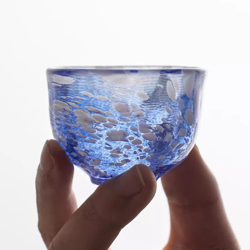 Toyo-Sasaki Colored Glass Sake Cups Housewarming Gift - Image 10