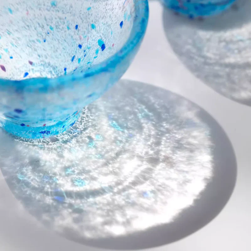 Toyo-Sasaki Colored Glass Sake Cups Housewarming Gift - Image 12