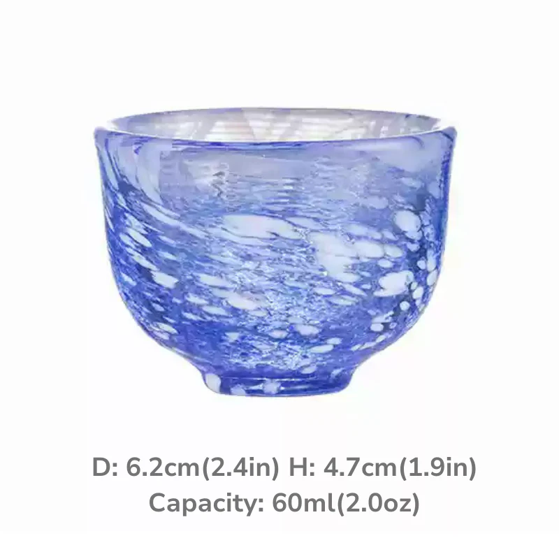 Toyo-Sasaki Colored Glass Sake Cups Housewarming Gift - Image 16