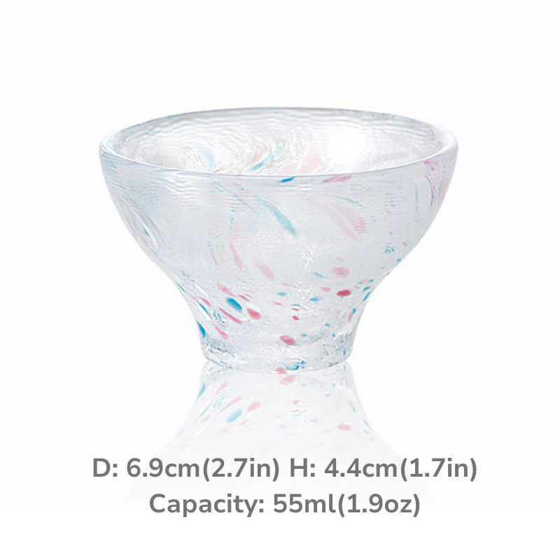 Toyo-Sasaki Colored Glass Sake Cups Housewarming Gift - Image 19