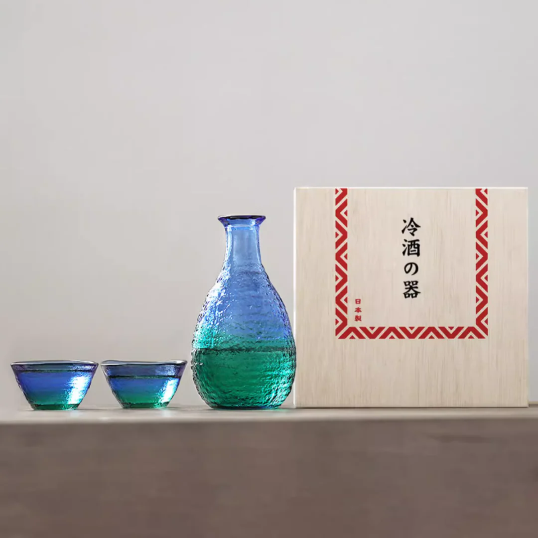 Toyo-Sasaki Coral Sea Sake Set - Image 10