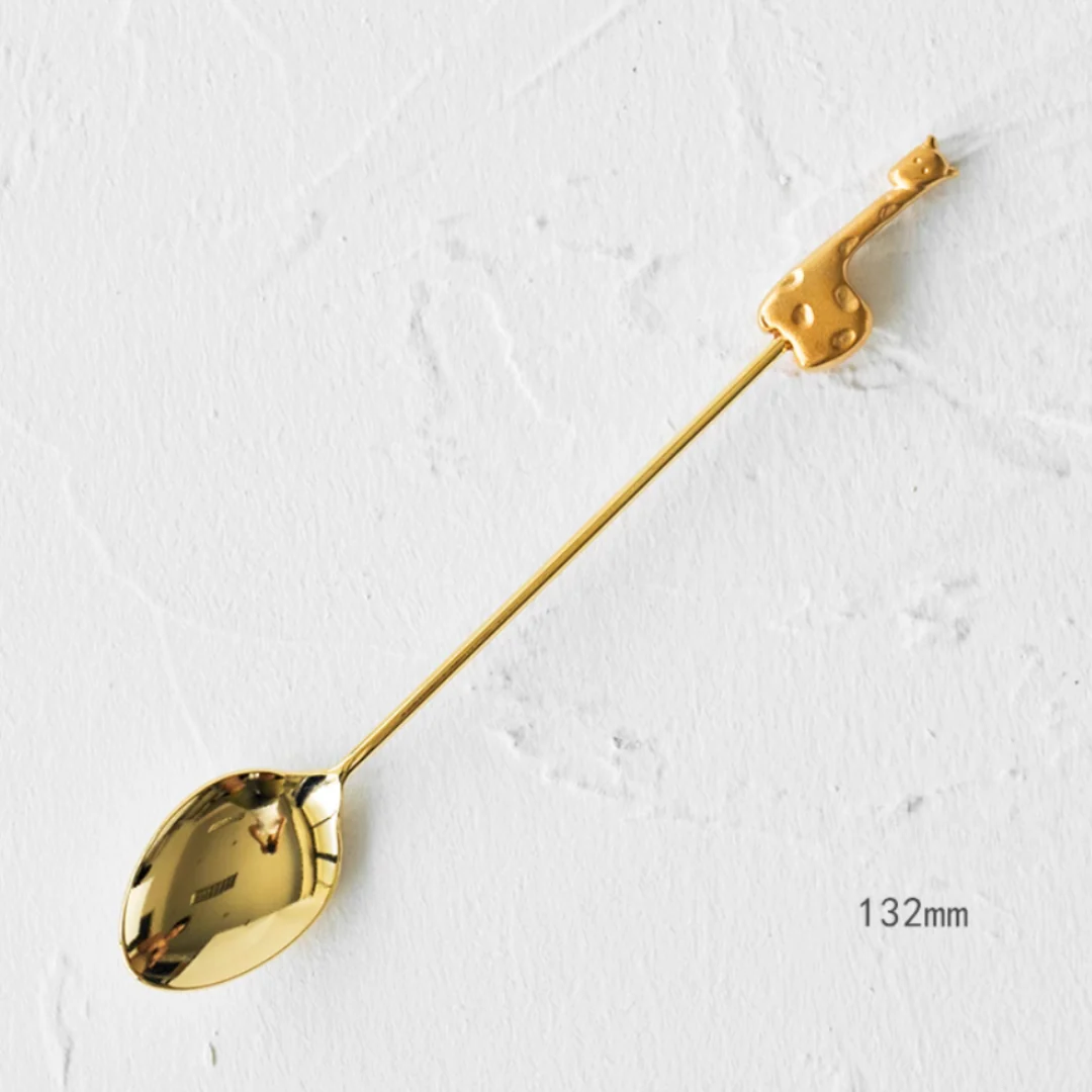 Zakka Gold-Plated Stainless Steel Spoon - Image 7