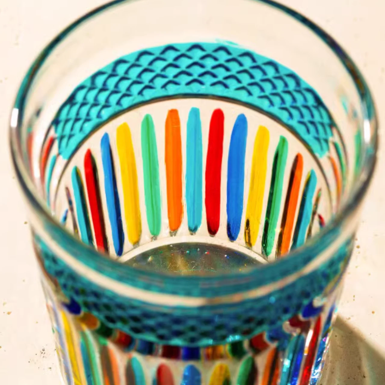 ZECCHIN Hand-Painted Radiance Crystal Whiskey Glass - Image 2